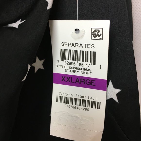 INC Women's Star Printed Sleep Camisole Tank - Picture 5 of 6